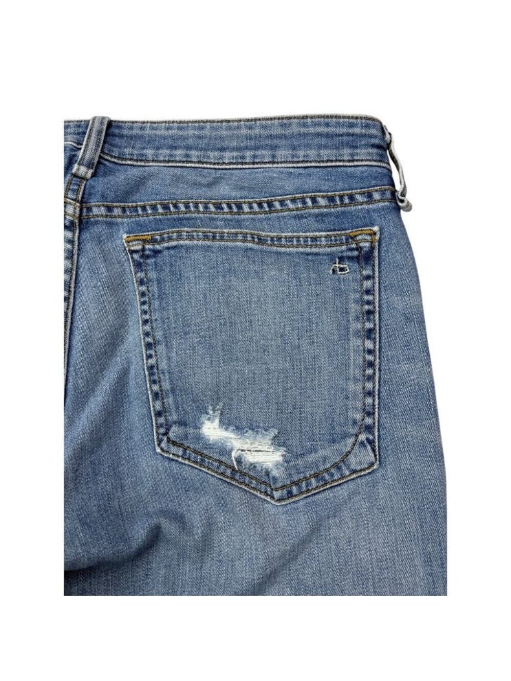 Rag & Bone Distressed Dre Low Rise Ankle Slim Boyfriend - Picture 8 of 8